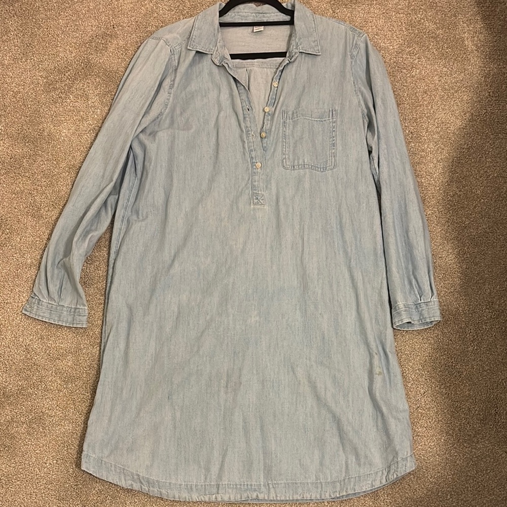 Men's Light Blue Denim Shirt